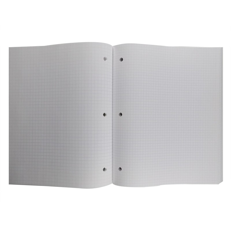 Hilroy 05664 Wireless Quad Ruled Neatbook, 11x8.5-Inch, 3 Hole Punched,