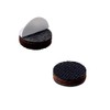 Furniture Protection Pad, Natural Rubber Scratch/Soundproofing Round Felt Pad, Anti-Slip