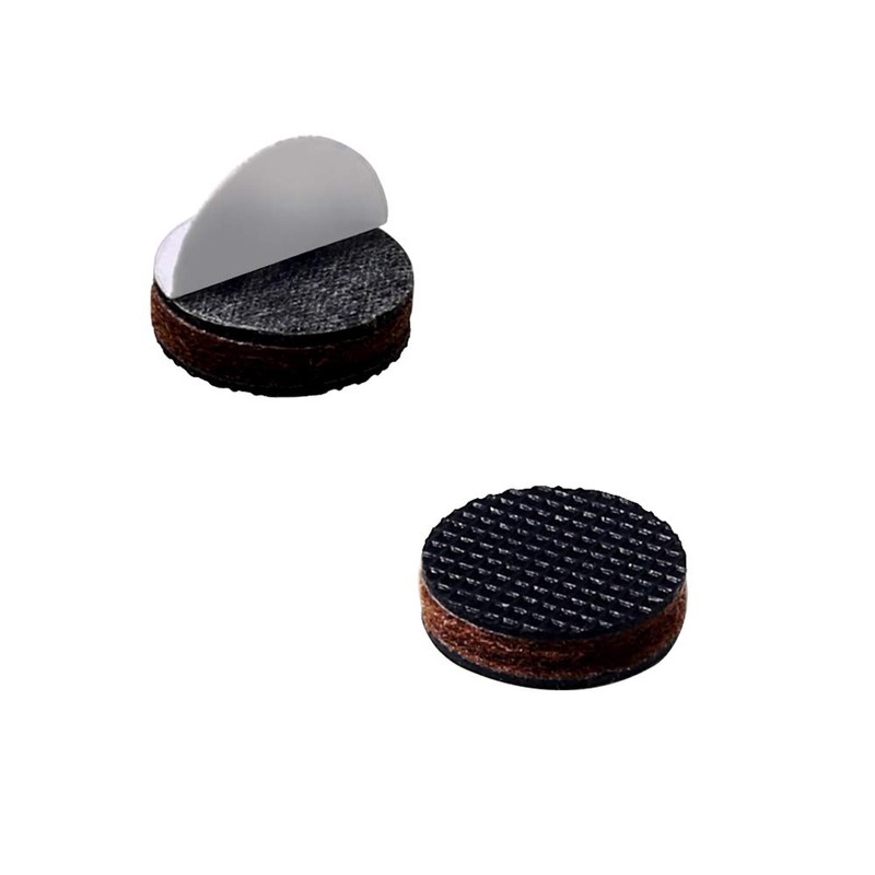 Furniture Protection Pad, Natural Rubber Scratch/Soundproofing Round Felt Pad, Anti-Slip