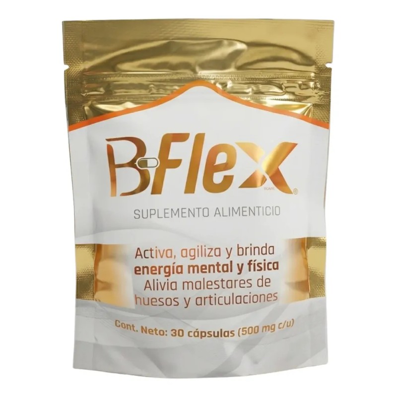 Vitaminas B Flex Energía Mental Y Física 30 Capsulas