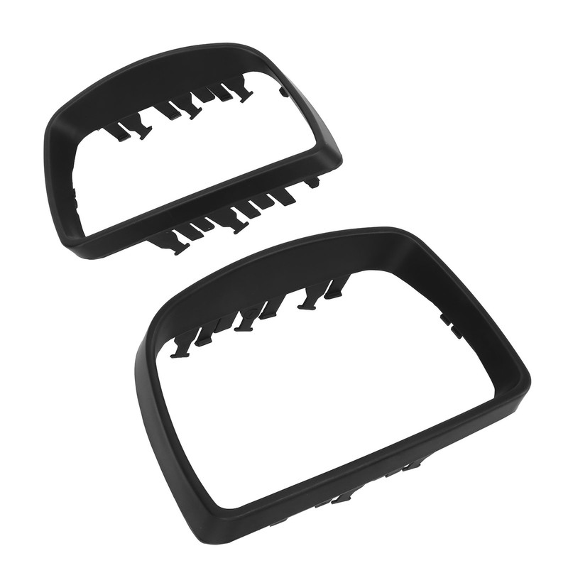 2PCS Car Rearview Mirror Frame Left Right Impact Resistant Protective