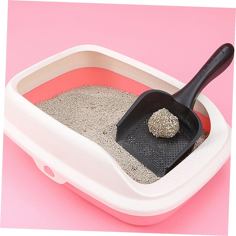 FOMIYES Pala para Arena De Gatos De PláStico Mango CóModo