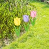 Glitzhome Easter Yard Signs Decorations Outdoor 3 Pack 24" H