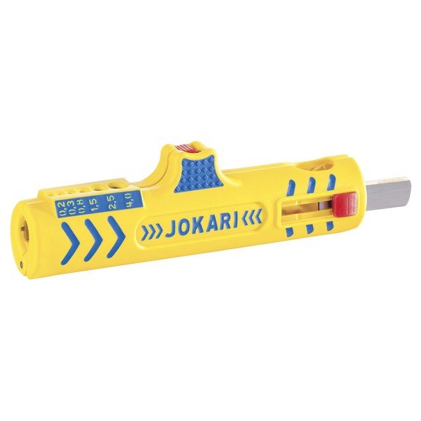 Jokari 30155 Super Stripper Secura for All Current Round Cables, No.15, 12.4cm L x 3.5cm W x 2.5cm H
