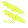 2 Bag Rubber Fishing floats Floating Fish Drift Flat Tail