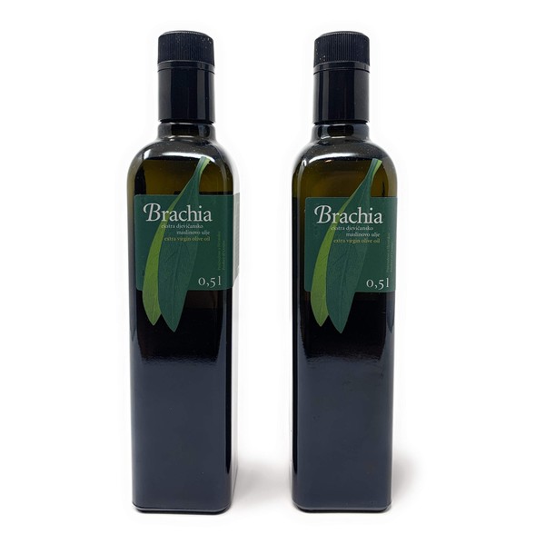 Croatian Premium Brachia Extra Virgin Olive Oil. First Cold-Pressed, Strong