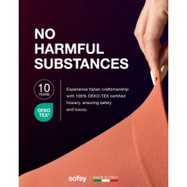 sofsy Velma Costume Tights – Italian 40 Den Opaque Burnt Orange Pantyhose for Women | High-Waist Nylons, Cosplay Ready – Small