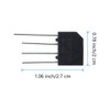 Gurtt 10pcs KBP310 Bridge Rectifier Diode Single Phase, 1000 V/3A,Full