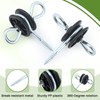 Hicarer 8 Set Electric Fence Spring Gate Handles Kit, Fence