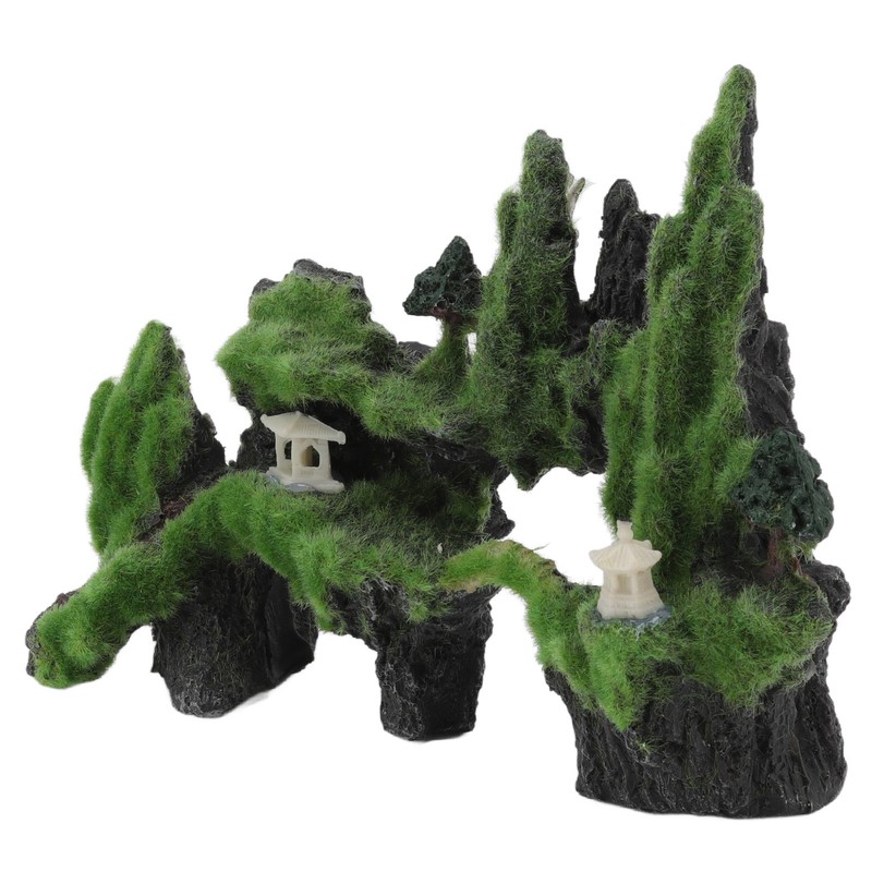 Moss Rockery Aquarium Decoration Artificial Moss Rockery Ornament for Aquarium