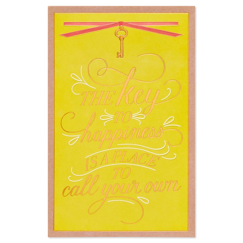American Greetings New Home Card (Key to Happiness)