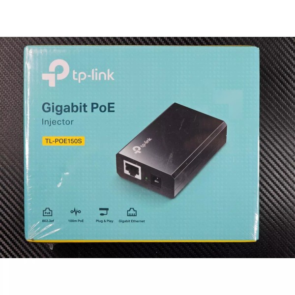 TP-Link Gigabit Power Over Ethernet PoE Injector Adapter Model TL-PoE150S