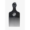 Mytoptrendz® -Plastic Teeth Afro Hair Comb With Fist Handle Design