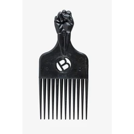 Mytoptrendz® -Plastic Teeth Afro Hair Comb With Fist Handle Design Ideal For Untangling Hair