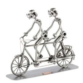 Steelman24 I Nuts and bolts sculpture Tandem Bike I Handmade ornaments I Made in Germany I I Metal figurine