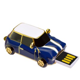 USB Drive | Classic Car Shape USB Sticks - 4GB Portable Small Data Storage Disk Secure for TV Backup Transfer Game Photo Music Camera Computer