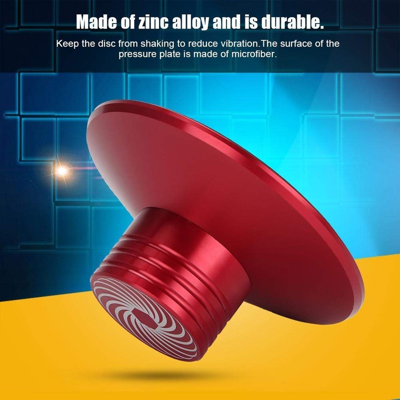 Record Clamp Audio Disc Turntable Aluminum Record Player Weight Disc