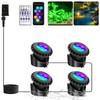 T-SUN Colored Pond Lights, Bright LED Underwater Pond Light Submersible