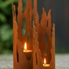 Der-Porzellan-Laden Patina Lantern Streaks Made of Metal, Small, 30 x