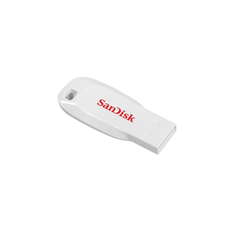 SanDisk 123855 16GB Cruzer Blade USB Flash Drive - White