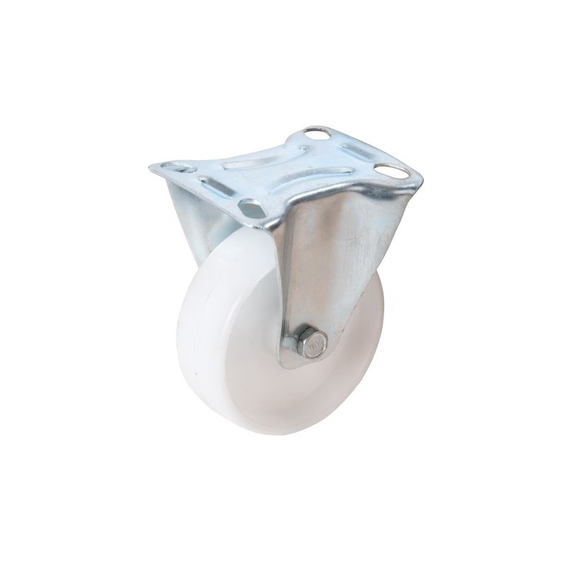 Fixman 808644 125mm Non-Marking Polypropylene Fixed Castor 160kg Load Capacity