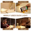 Ocegaoem Duck Night Light, Lying Flat Silicone LED Lamp, Dimmable