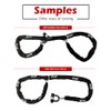 AKM Motorcycle Lock Chain Lock Anti-Theft 6.56ft/250cm Super Long Durable