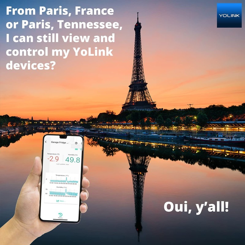 YoLink Smart Plug with Energy Monitoring, 1/4 Mile World's Longest