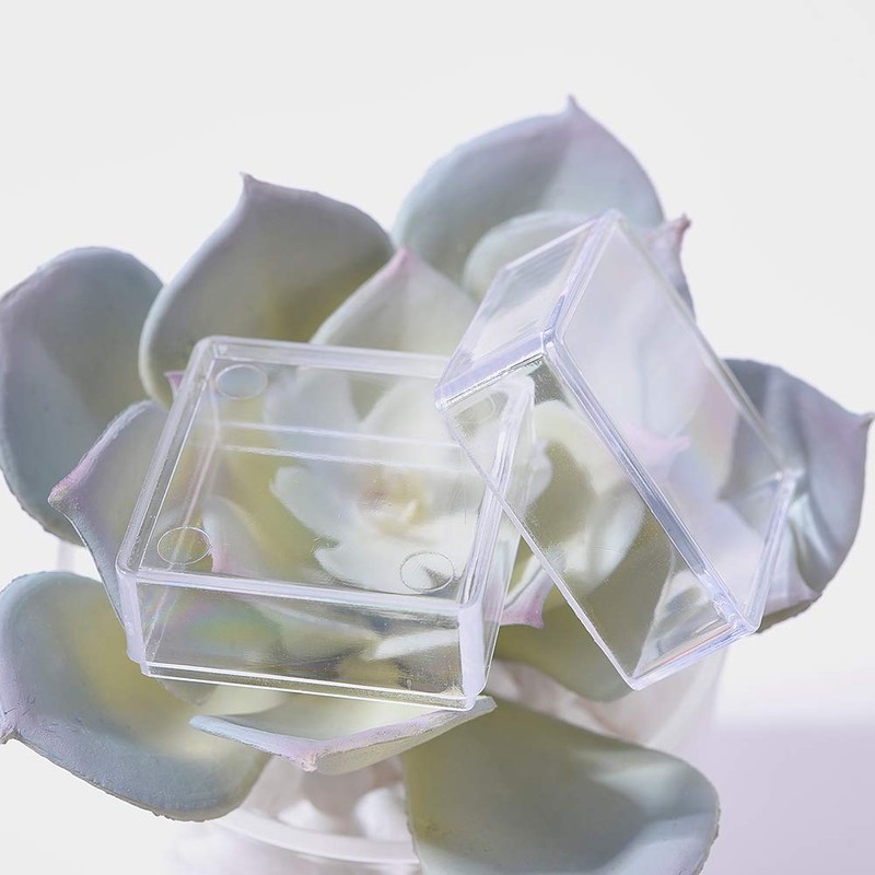 Benecreat 16 Piece Plastic Divided Case, High Transparency, Accessory Case,