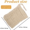 10 Pcs Sisal Soap Bag with Drawstring – Natural Exfoliating