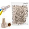 Leepenk Tan Wire Nuts Connectors P12 22-10AWG Twist Wire Caps