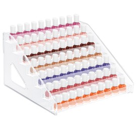 Annhua Manicure Storage, Manicure Stand, 7 Tiers, Gel Nail Storage, Nail Storage Case, Nail Color Storage, Nail Storage, Nail Case, Acrylic Case, Cosmetics, Large Capacity, Stylish, Easy Assembly