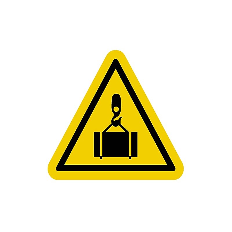 I Make Decals™ - Caution Safety Label Crane Load Lift