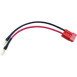 RCPW 50A Red Anderson SB50 Battery Power Connector Repair Harness w/Leads, Used for Buyers SaltDogg Salt Spreader Power Controllers