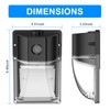30W Mini LED Wall Pack Light with Dusk to Dawn