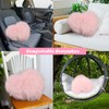 Heart Pillow, Soft Fluffy Long Plush Love Throw Pillow Decorative