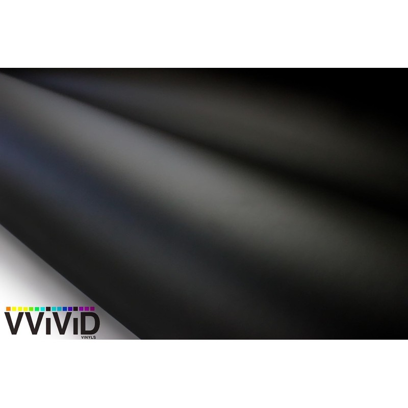 VViViD Black Matte Car Wrap Vinyl Roll with Air Release