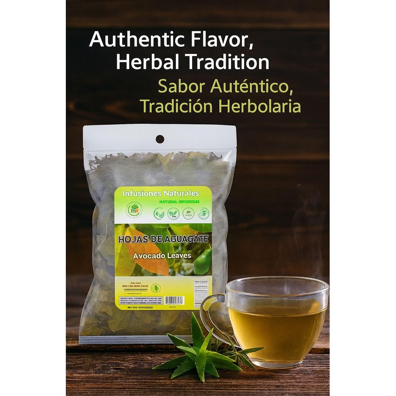Avocado Tea Leaves 4oz - 100% Natural Hojas De Aguacate,