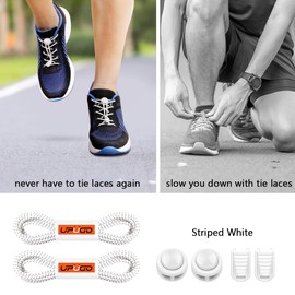 UpUGo 1 Pair of Laces Without Tying Elastic One Size for Adults