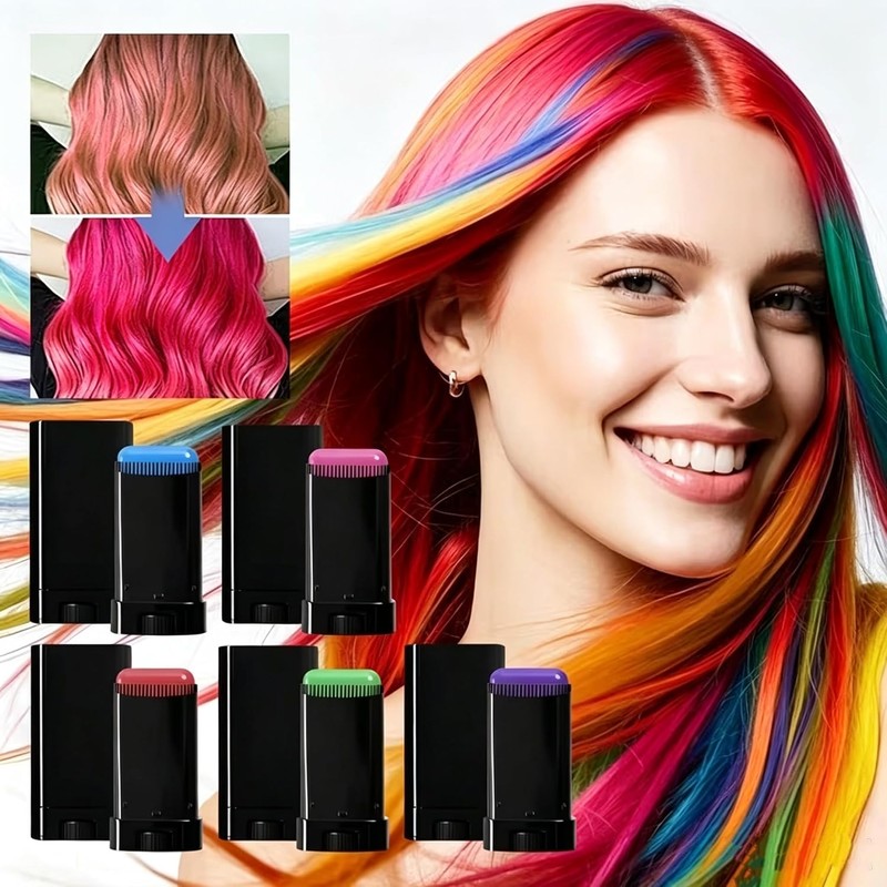 Barra de Tinte Temporal para el Cabello Impermeable Maquillaje de