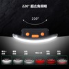 DOKEEP ランニングライト 反射バンド付きウエストライト USB-C充電 350ルーメン 220°広角照射 360°反射シート 2000mAh大容量バッテリー 6モード マグネット機能付き