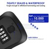 2 Pack Key Lock Box, Waterproof 4 Digits Combination Lockbox