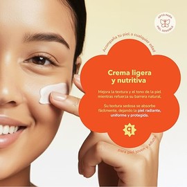 Quiin Niacinamide Glow Cream – Crema Facial Ligera con Niacinamida, Avena y Miel que Hidrata Profundamente y Deja la Piel Suave y Radiante – 50 ml