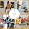 Display Easel Stand for Wedding Sign, Portable Folding Adjustable Easel