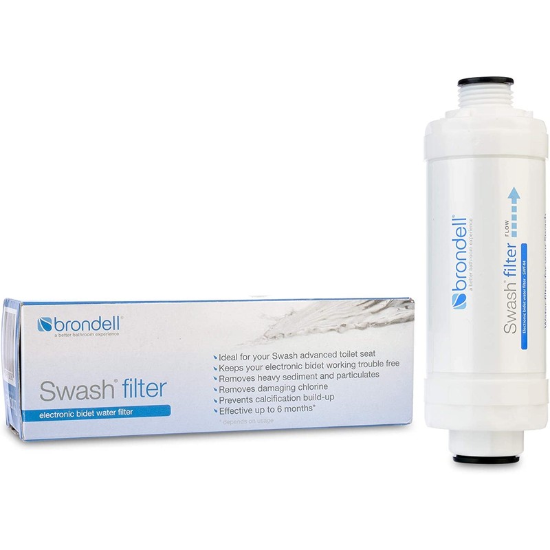 Brondell SWF44 Swash Bidet Filter, Premium Carbon Water Filtration System
