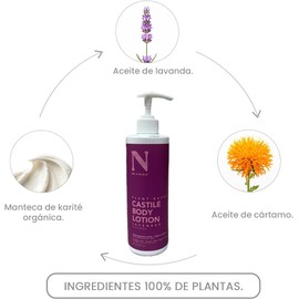 Castile Body Lotion - Lavender by Dr. Natural for Unisex - 16 oz Body Lotion