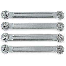 G GOODSZONE Glider Bearing Arm Brackets, 4 Pack, 10" Overall Length, 8-5/8" Hole to Hole, Silver Steel, Powder Coated, Furniture Mount