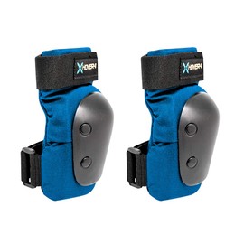 Hover-1 Nylon Protective Elbow Pads | Knee Pads & Wrist Guards, For Ages 8+, Hard PP Shells for Impact Resistance & EVA Foam Protective Padding, Medium, Blue