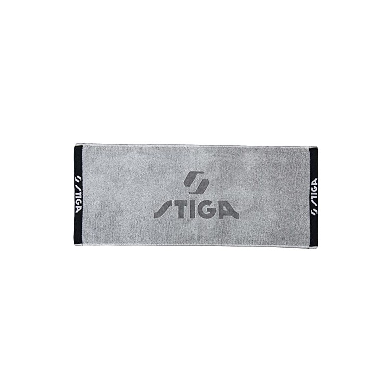 STIGA 1903552201 Table Tennis Towel, JPII, Gray, 13.8 x 33.1