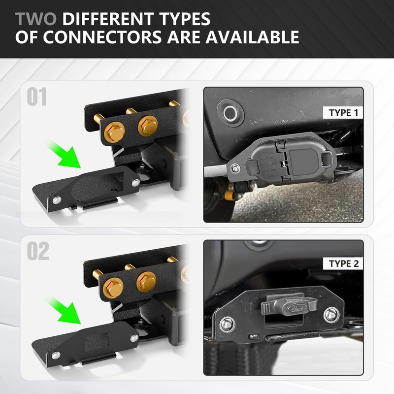 YZONA for Jeep Gladiator JT Tow Hitch, 2 Inch Receiver,
